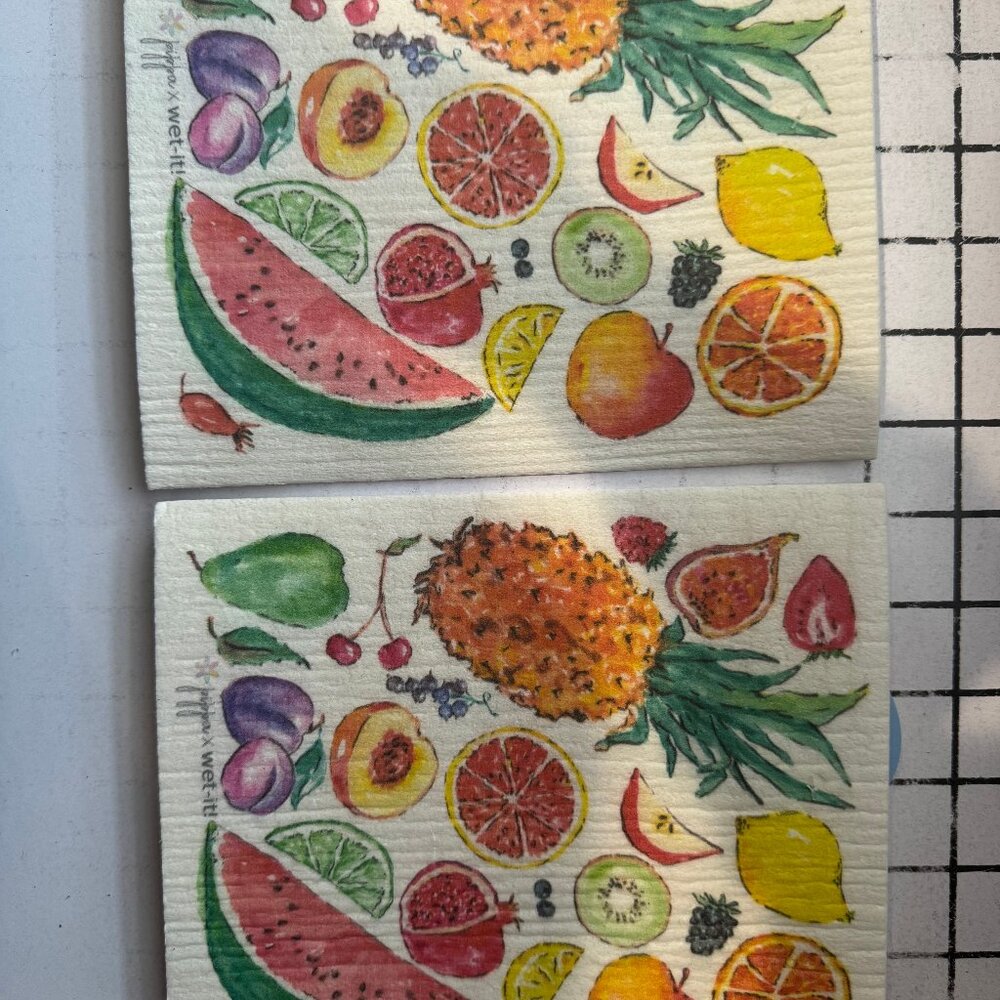 Wet-It! Swedish Treasures Dishcloth & Cleaning Cloth -Set of 2